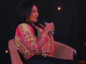 American actress Pam Grier at L6, fan convention for The L Word television program, in Norbreck Castle Hotel, Blackpool, UK.