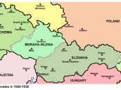 Bohemia (westernmost area) within Czechoslovakia between 1928–38