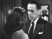 English: Screenshot of Humphrey Bogart with Lauren Bacall in the trailer for the film Dark Passage