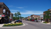 English: Main Street in Brookings, South Dakota, USA.