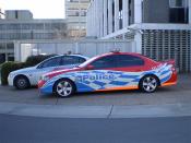 English: ACT Policing vehicles in Canberra.