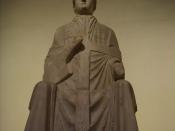 English: Pope Bonifacius VIII; statue by Arnolfo di Cambio, in the 