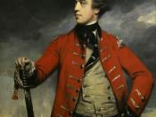 Portrait of British General John Burgoyne.