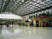 The concourse of Aberdeen railway station