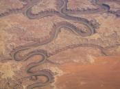 English: Green River, Utah, U.S.A., as seen from the air.