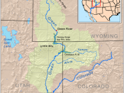 Map of the Green River watershed.