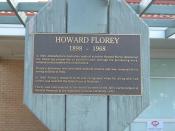 A plaque displayed at the Florey shops