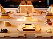 Tenochtitlan was the Aztec (or Mexica) city that stood where Mexico City is now. This model is in the National Anthropological Museum, Mexico City.