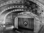 Auditorium Building, Chicago. Auditorium interior from balcony.