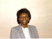 English: 1986 Photo of Charlotte Gilmore Durante, who is the first African American woman City Commissioner of Delray Beach, FL; the first African American licensed Real Estate Agent in Delray Beach and Southern Palm Beach County, FL; and the first Africa