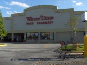 Winn Dixie supermarket. Recently remodeled store #166 in Kingsland,GA.