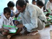 Teacher and student, Khairat (India)