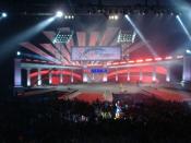 English: A view of the Stage at the Primerica Financial Services 2006 Convention.