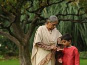 Ela Bhatt with her grandson Rameshwar