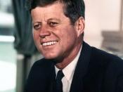 English: John F. Kennedy, photograph in the Oval Office.