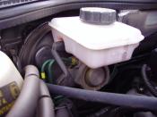 Brake master cylinder & reservoir (Saab 9-5)
