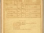 Surveyor's plan of Salt Lake City, circa 1870s - an example of a typical, uniform, square-grid street network