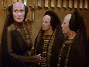 Reverend Mother Mohiam (Siân Phillips) and other Bene Gesserit, from David Lynch's Dune (1984)