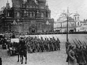 Bolshevik forces marching on Red Square Nolte claimed that the 