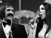 Photo of Sonny and Cher from the television special Entertainer of the Year.