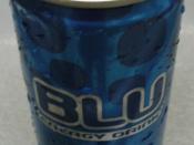 English: Blu energy drink