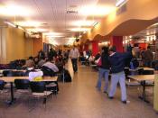 Cafeteria at Ecole Polytechnique de Montreal in 2007