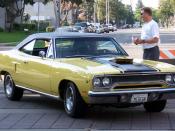 1970 Plymouth Road Runner. This car has the Hemi engine and the 