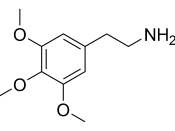 chemical structure of mescaline
