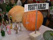 English: Entries in the Liqueur and Vegetable sections at the 2006 Mt Pleasant Show