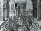 Pinturicchio - Homage to Pope Eugenius IV in the Name of Emperor Frederick III - WGA17795