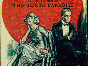 English: This is the artwork on the first edition dustcover of The Beautiful and Damned, published in 1922. Original downloader indicated the image was from http://www.gmu.edu/library/specialcollections/ms3.gif