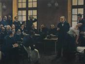 Français : Une leçon clinique à la Salpêtrière - André Brouillet - 1887
