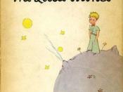Illustrated cover of The Little Prince, English edition.