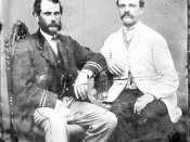 Irvine Bulloch and brother James around 1865. Irvine is on the right.