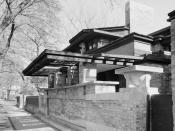 English: Frank Lloyd Wright home in Oak Park, Illinois. Entrance to studio, looking southeast. Italiano: La casa di Frank Lloyd Wright a Oak Park, nell'Illinois. L'entrata dello studio, guardando verso sud-est.
