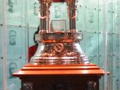 The Vezina trophy, which Vanbiesbrouck won in 1986