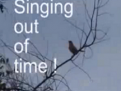 English: Singing-out-of-time