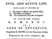 Title page from Joseph Priestley's Essay on a Course of Liberal Education for Civil and Active Life