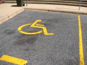 English: A disabled parking place in Torrens. Taken by me on 20th January 2007. Category:Images of Canberra