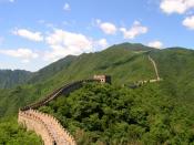 English: The Great Wall of China, near Beijing in July 2006. This is a section of Mutianyu.