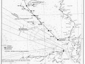 Figure 1: Trackline/Course of the SS EDMUND FITZGERALD
