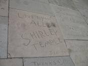 Shirley Temple's handprint