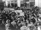 1914 IWW demonstration in New York City