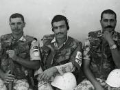 Egyptian soldiers served with the United Nations peacekeeping mission in Mogadishu, Somalia (January 1994). Photo by Peter Rimar.