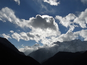 English: Cloud in nepali sky