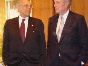 Jorge Batlle y George H. Bush
