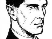 Ian Fleming's image of James Bond; commissioned to aid the Daily Express comic strip artists.