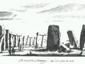 Drawing of Stonehenge take from William Stukeley's book