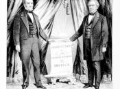 Constitutional Union poster for the 1860 Campaign Bell supported his state's secession after U.S. coercion Everett will be principal speaker at Gettysburg Cemetery