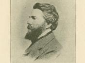 English: American author Melville portrait